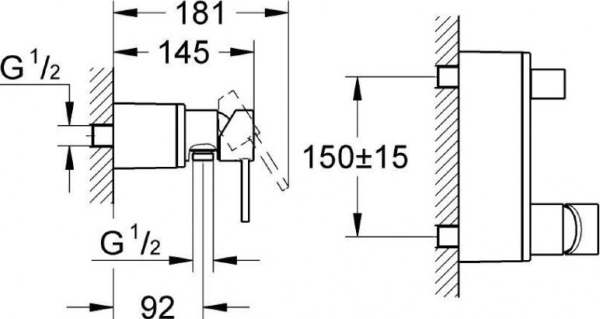 Смеситель Grohe Allure 32846000 для душа