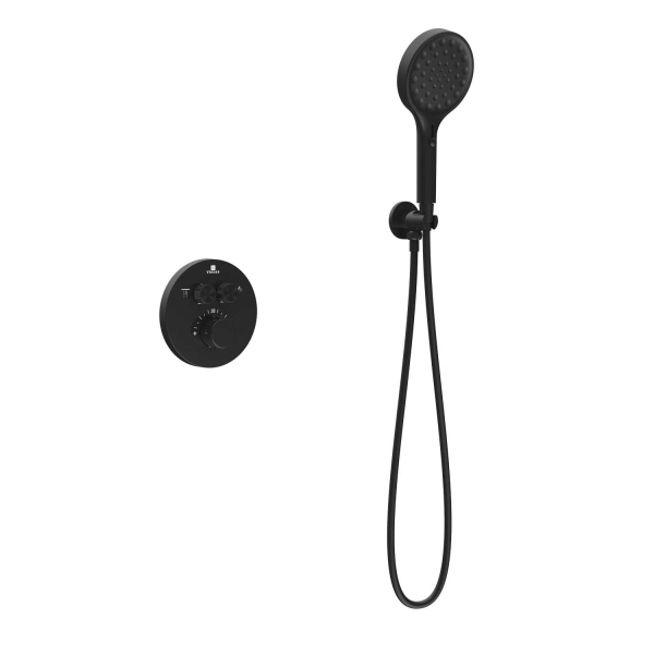 Душевой комплект Vincea Inspire VSFW-3I22MT3MB встраиваемый, термостатический, черный Душевой комплект Vincea Inspire VSFW-3I22MT3MB встраиваемый, термостатический, черный