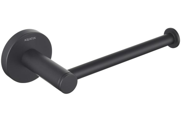 Держатель туалетной бумаги Aquatek Европа AQ4108MB Черный матовый Держатель туалетной бумаги Aquatek Европа AQ4108MB Черный матовый