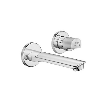 102167603HEX-YY MYRA смеситель для раковины настенный 2 отв. (внешняя часть)