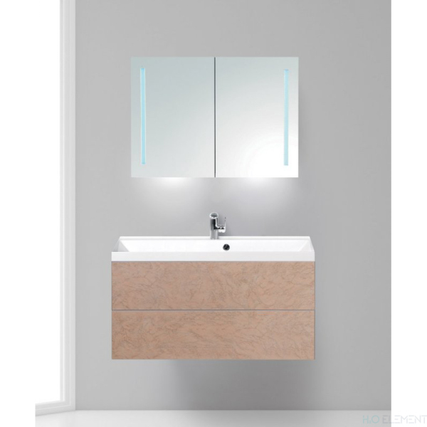 Тумба с раковиной Belbagno REGINA, REGINA-1000-2C-SO-MR-BLUM+ BB1000/450-LV-MR-AST (готовый набор)