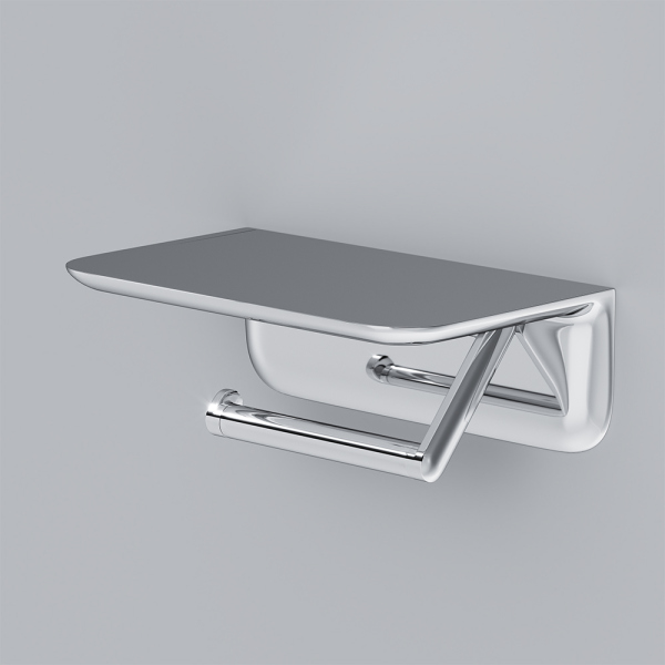 Держатель туалетной бумаги AM.PM Sensation A30341500 с полкой Держатель туалетной бумаги AM.PM Sensation A30341500 с полкой