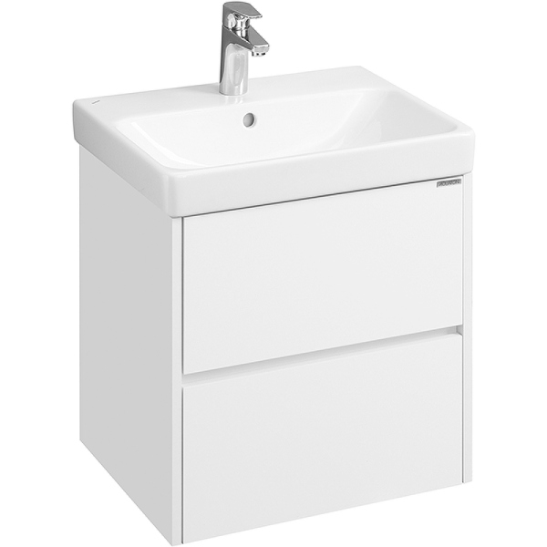 Тумба с раковиной Акватон Сканди 55 1A2517K0SD010 подвесная Белая