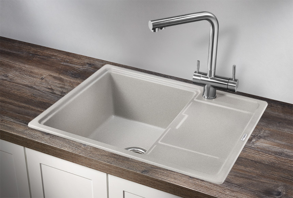 Кухонная мойка GRANULA (6503, БАЗАЛЬТ)