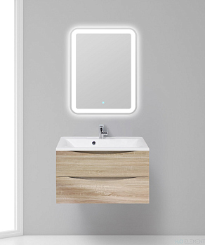 Тумба с раковиной Belbagno MARINO, MARINO-1200-2C-SO-WO-P+ BB1200/450-LV-MR-PR (готовый набор)