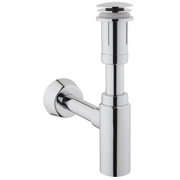 Сифон для раковины Vitra Syphon A45154 с донным клапаном Хром