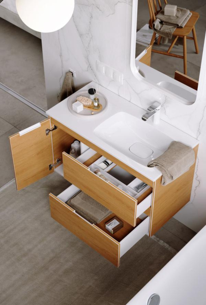 Подвесная тумба без раковины AQWELLA 90 см правая, ACC0109RDZ