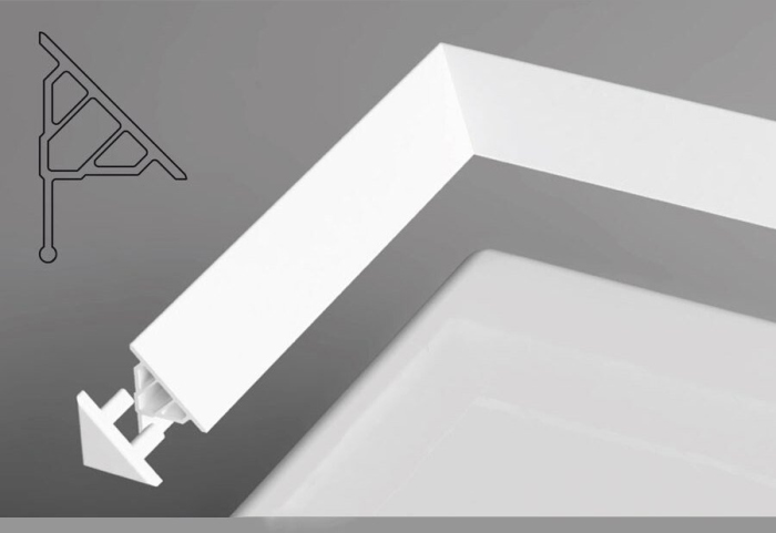 Ravak декоративная планка для поддонов 10/2000, белая XB452000001