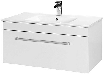 Тумба под раковину Dreja Aston70024 белый глянец