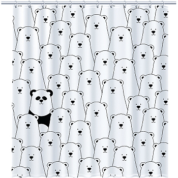Штора для ванной Fixsen Panda FX-2501 без колец