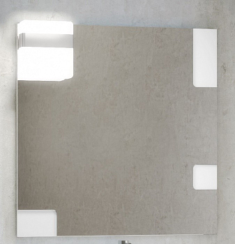 Зеркало Opadiris Санторини 100, цвет бело/серый, Z0000009924