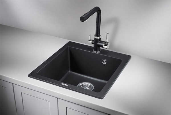 Кухонная мойка GRANULA (4651, ШВАРЦ)