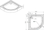 Поддон для душа AM.PM Gem W90T-401-100W 100x100