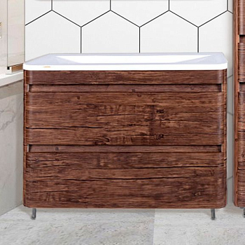 Тумба для комплекта Style Line Атлантика 100 Люкс Plus, напольная, старое дерево