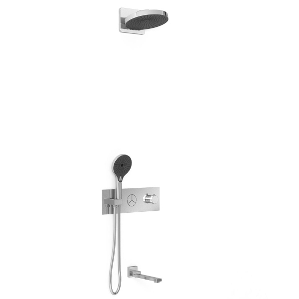 Душевой комплект Vincea VSFW-432TI1CH встраиваемый, хром