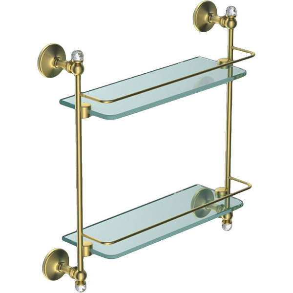 Полка стеклянная ART&MAX ANTIC CRYSTAL AM-E-2682BSJ-Do, Золото