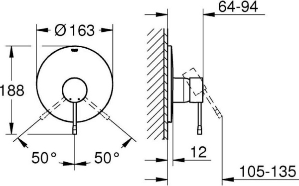 Смеситель для душа Grohe Essence 19286001