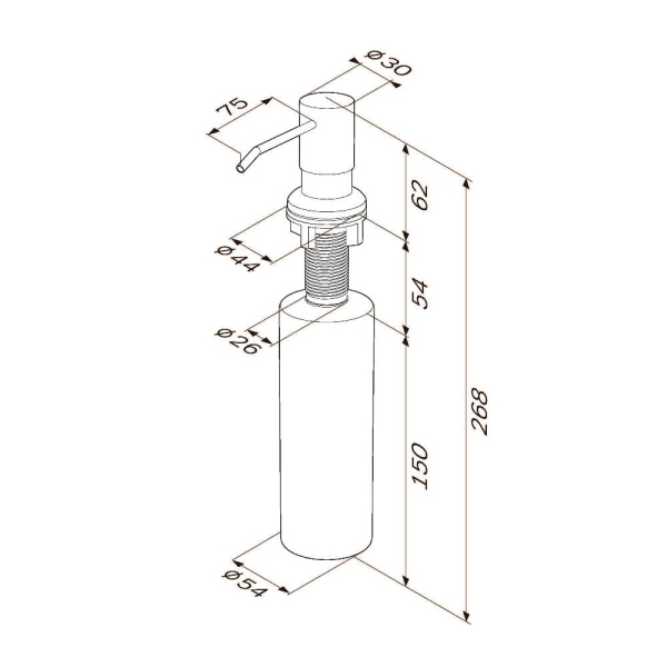 Универсальный диспенсер AM.PM X-Joy, A8437111