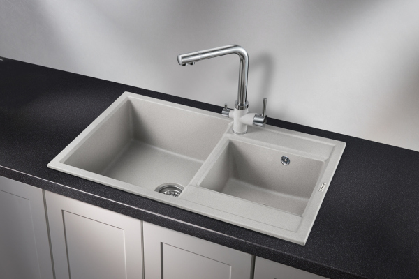 Кухонная мойка GRANULA (8201, БАЗАЛЬТ)