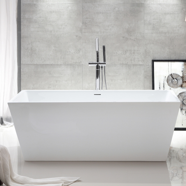 Акриловая ванна ABBER AB9224-1.6 белая