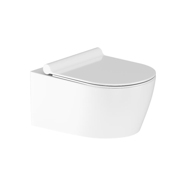 Унитаз подвесной без ободка с сиденьем микролифт Damixa Jupiter, DX77C1700SC