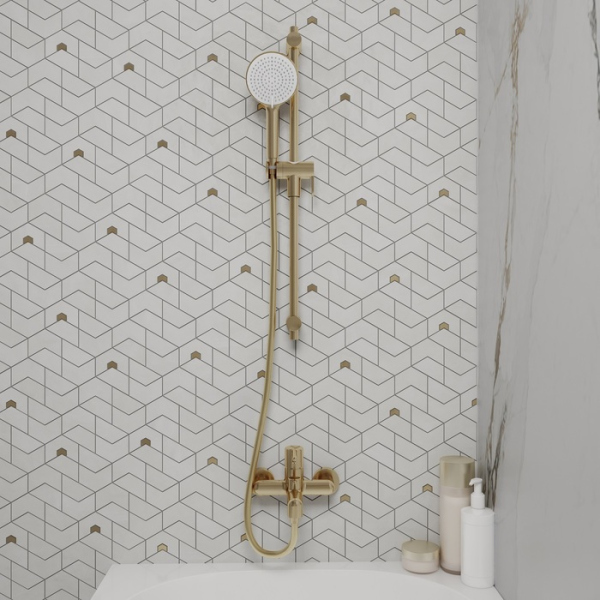 Шланг для душа IDDIS золото матовое, ПВХ, 1.5м, (04P15MGi19)