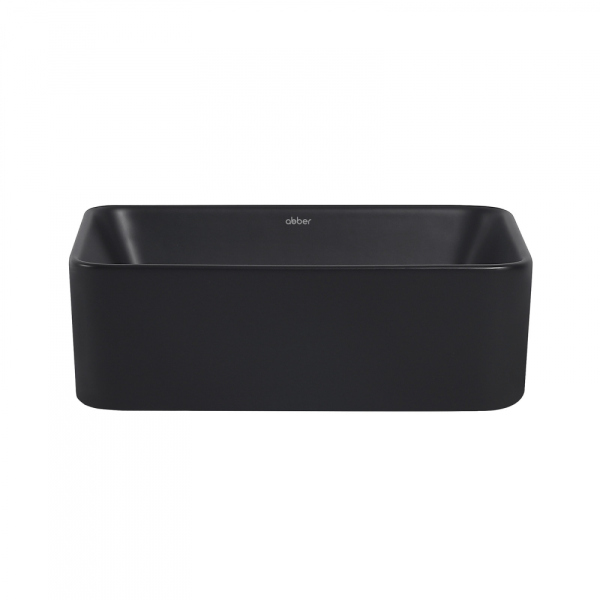 Раковина накладная ABBER Rechteck AC2213MB черная матовая