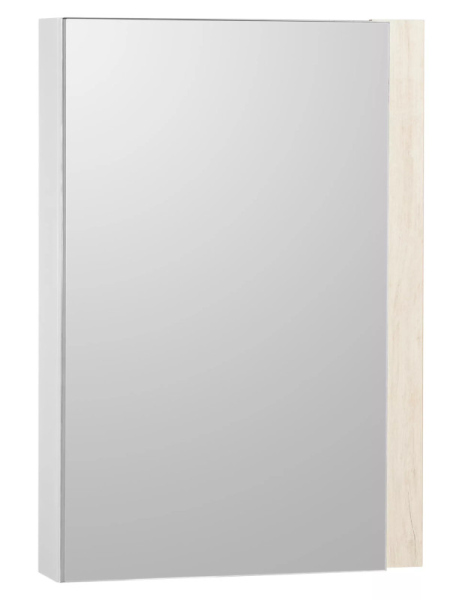 Зеркальный шкаф Акватон Кантри 55 белый, дуб верона 1A257702AHB20