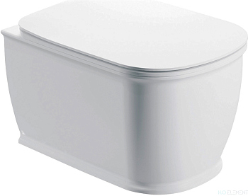 Унитаз подвесной BelBagno Prado BB10150CH безободковый (готовый набор)