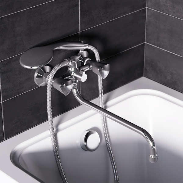 Смеситель для ванны и душа Damixa Object, 349500000