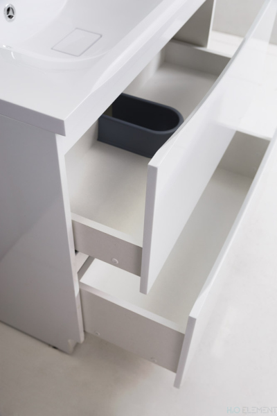 Тумба с раковиной Belbagno MARINO, MARINO-800-2C-PIA-BL-P+ BB800/450-LV-MR-PR (готовый набор)