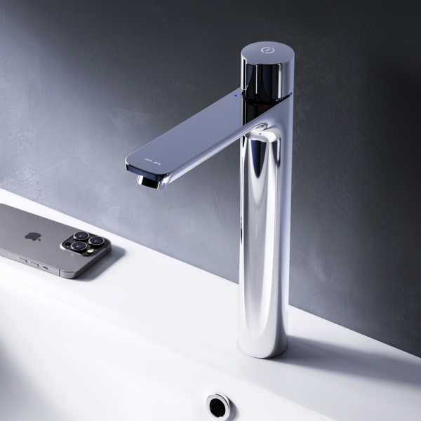 Смеситель для раковины, высокий, нажимной TouchReel AM.PM X-Joy, F85A92500