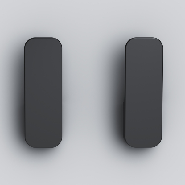 Набор Крючков для полотенец, 2 шт, черный AM.PM Func, A8F35622