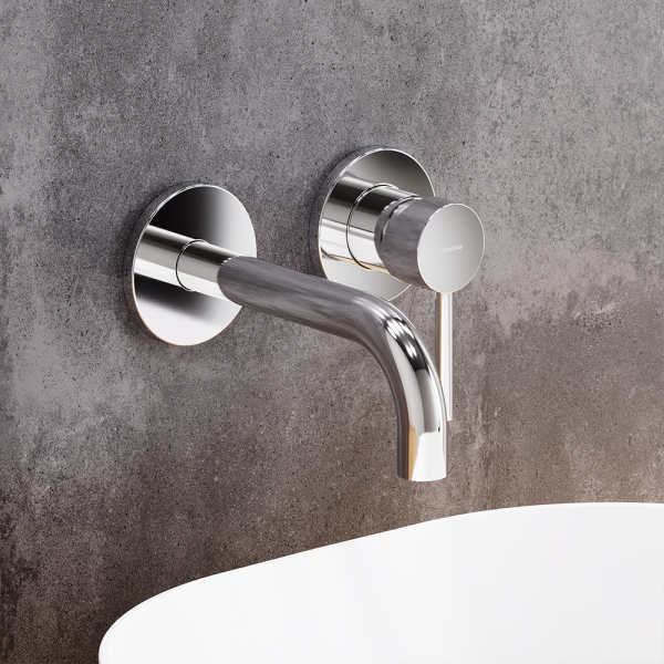 Смеситель для раковины, монтируемый в стену Damixa Scandinavian Pure, 360260000