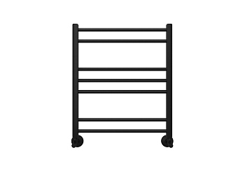 Полотенцесушитель водяной Aquatek (Акватек) Вега П7 500х600 мм, черный, AQ DR0760BL