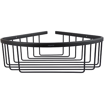 Полка корзина Aquatek AQ4006MB угловая Черная матовая