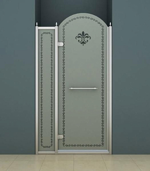 Душевая дверь в нишу Cezares Retro-B-12-120-CP-Br-L