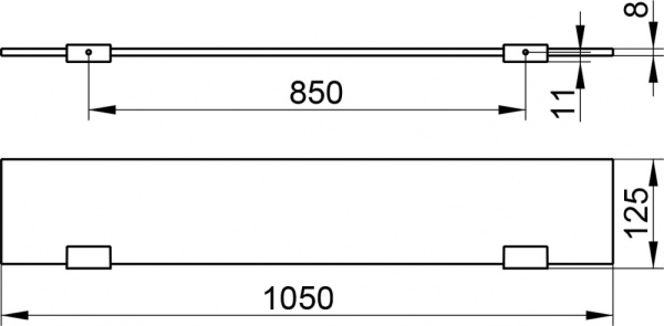 Полка Keuco Edition 11 11110 105 см