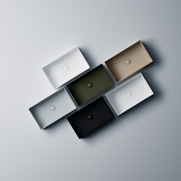 Раковина накладная ABBER Rechteck AC2220MW белая матовая