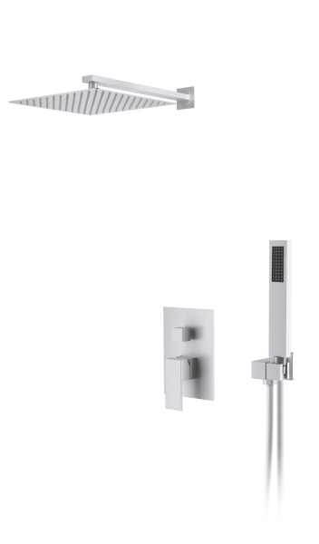 Душевая система для душа D&K встраиваемая матовый белый Bayern.Liszt (DA1515708A04)