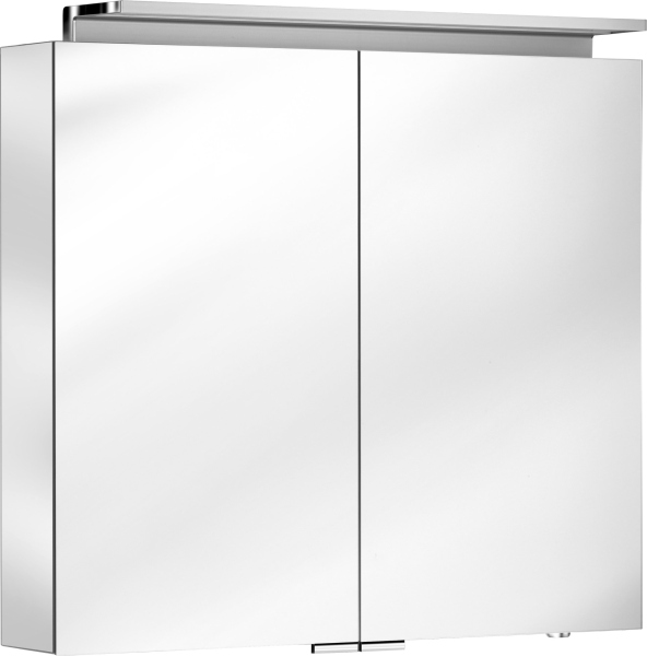 13603171301 ROYAL L1 Зеркальный шкаф 800х742х150 мм, с подсветкой, две поворотные дверцы