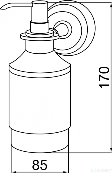 Дозатор Boheme Imperiale 10418