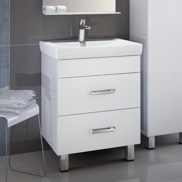 Тумба для комплекта Iddis Custo 70 напольная, белая