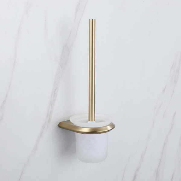 Щетка для туалета ABBER Nord AA1532G золото матовое