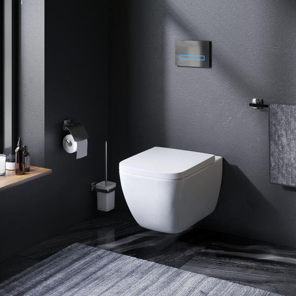 Унитаз подвесной FlashClean с сиденьем микролифт AM.PM Gem, C901701SC