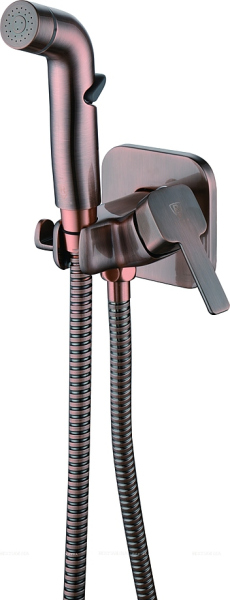 Смеситель c гигиеническим душем встраиваемый  RUSH Capri (CA1435-99Rbronze)