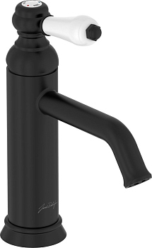 E24360-BL LOUISE смеситель для раковины без донного клапана матовый черный