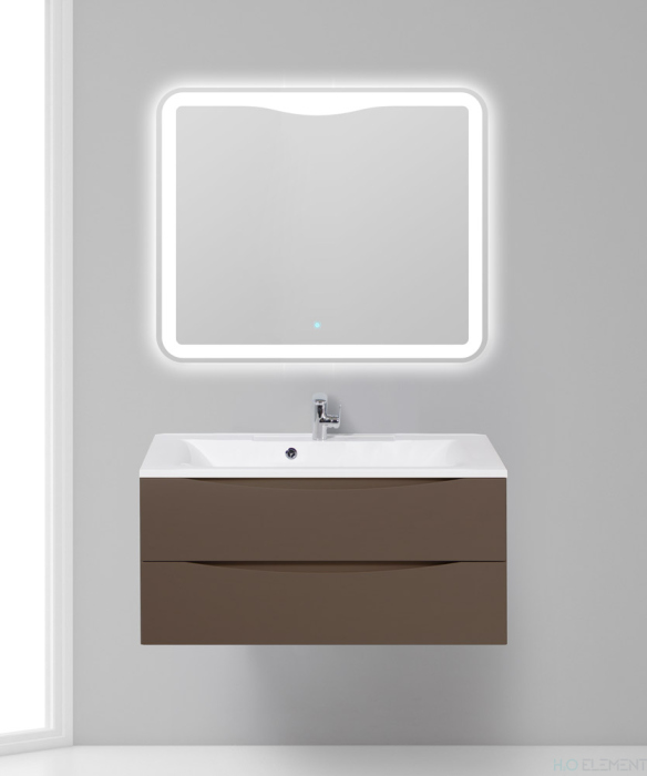 Belbagno База под раковину подвесная с двумя выкатными ящиками, MARINO-1000-2C-SO-CTO-P