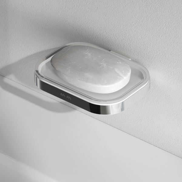 Стеклянная мыльница с держателем AM.PM Func, A8F34200