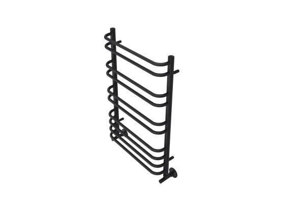 Полотенцесушитель водяной Aquatek (Акватек) Пандора П10 500х800 мм, черный, AQ RRС1080BL